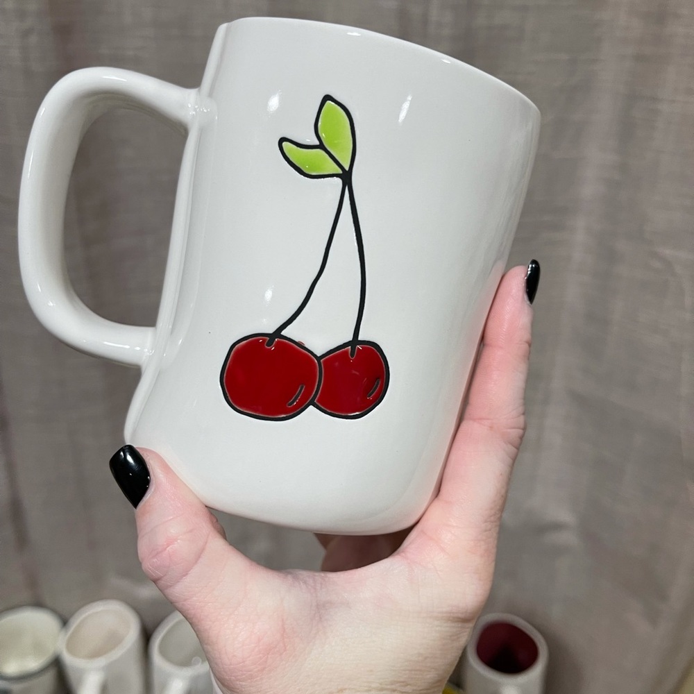 NWT Rae Dunn “Cherry on Top” mug - Picture 3 of 4